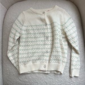 Pink chicken knit cardigan